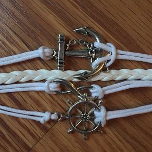 New anchor infinity bracelet